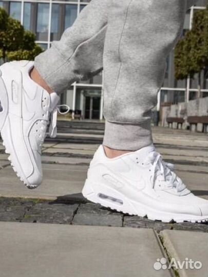 Кроссовки nike air max 90 белые