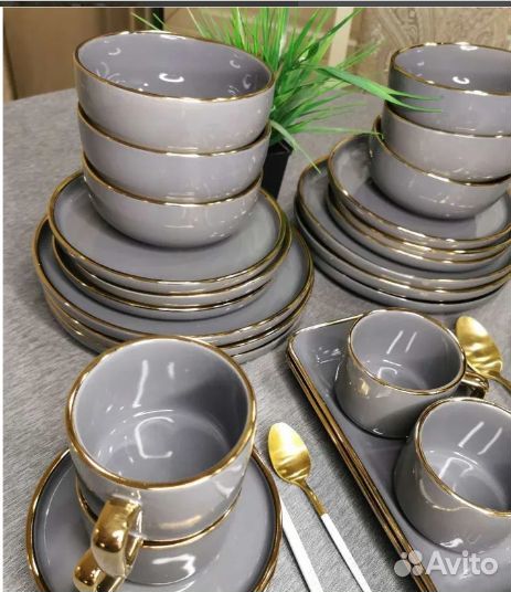 Столовый сервиз 32 предмета на 6 персон новый