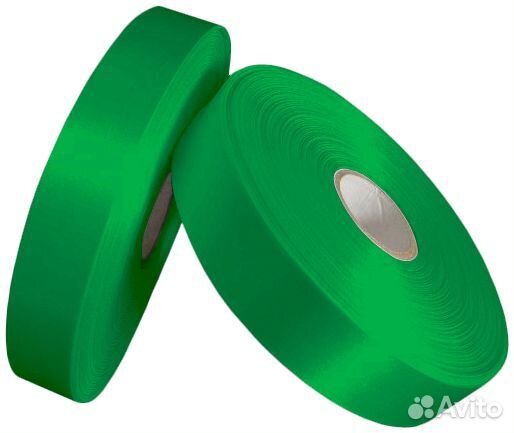 Цветная лента 100мм х 200 м, зеленый