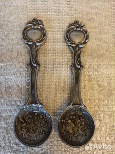 Германия. Декоративные металлические ложки