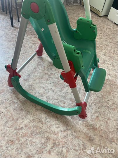 Стульчик для кормления и качели