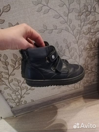 Ботинки демисезонные кожа