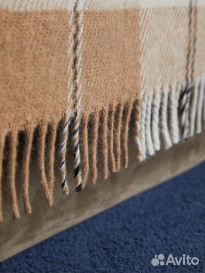 Плед шерстяной на кровать Venera 140х200, Бежевый