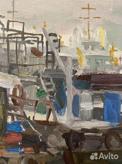 Картина Василия Шиханова 2006 г холст масло