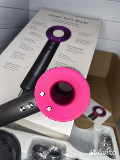 Dyson фен с насадками