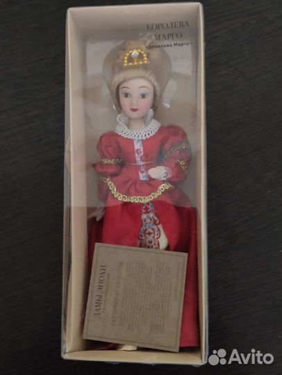 Кукла фарфоровая коллекционная «Дамы эпохи». Марго