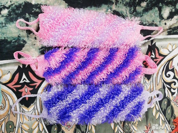 Мочалка ручной работы