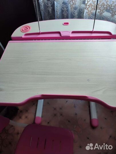 Растущая парта и стул бу