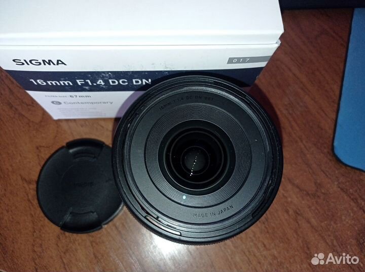 Объектив Sigma 16mm f 1.4 (Sony e)