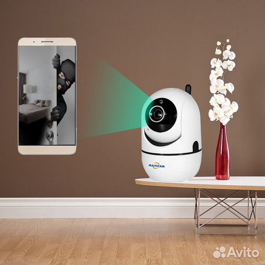 Облачная wi-fi камера, поворотная 3mp