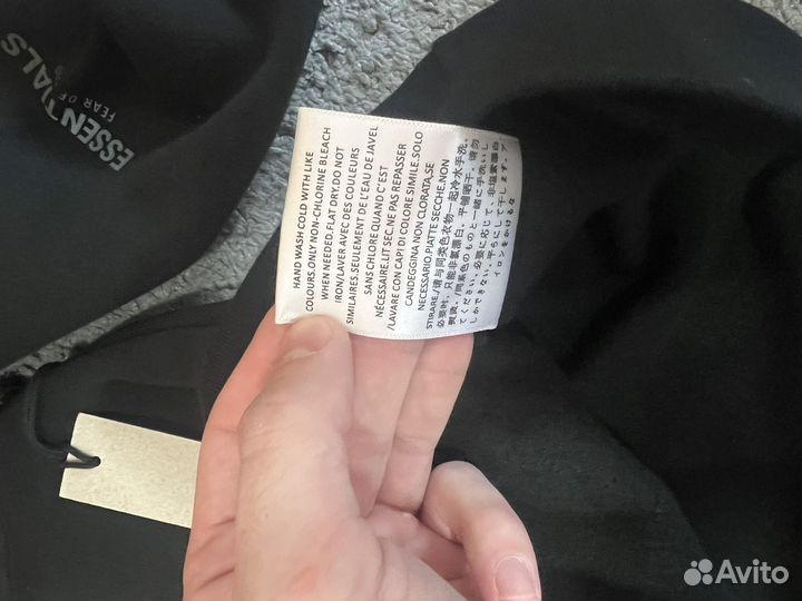 Худи essentials fear of god оригинал