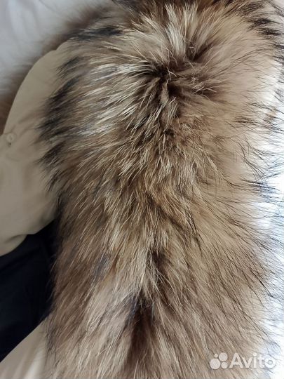 Куртка Парка с натуральным мехом размер 42
