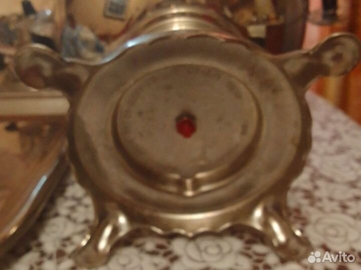 Очень красивый самовар с подносом