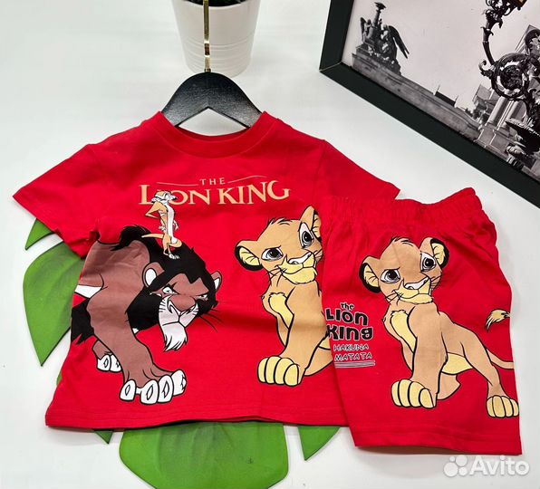 Футболка и шорты Король Лев 98 104 110 116 122