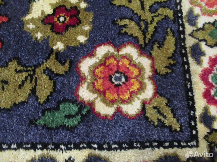 Ковер ручной работы шерсть 2,2х1,3м СССР