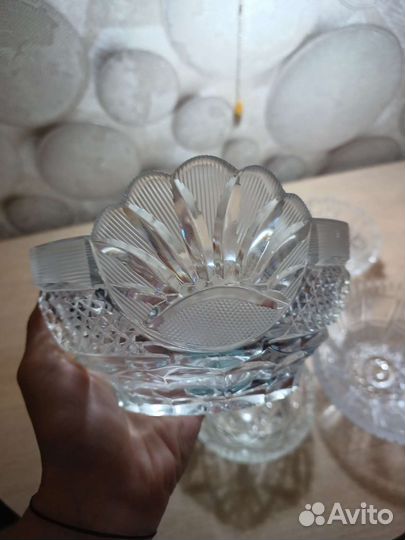 Ваза хрустальная