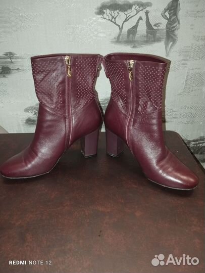 Сапожки натуральная кожа 39
