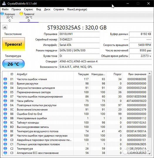 Жесткие диски 250\320\500