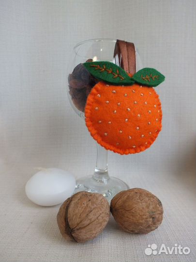 Елочные игрушки Новые фетр мягкие 