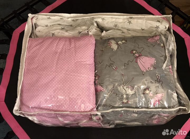 Бортики в детскую кроватку 12шт