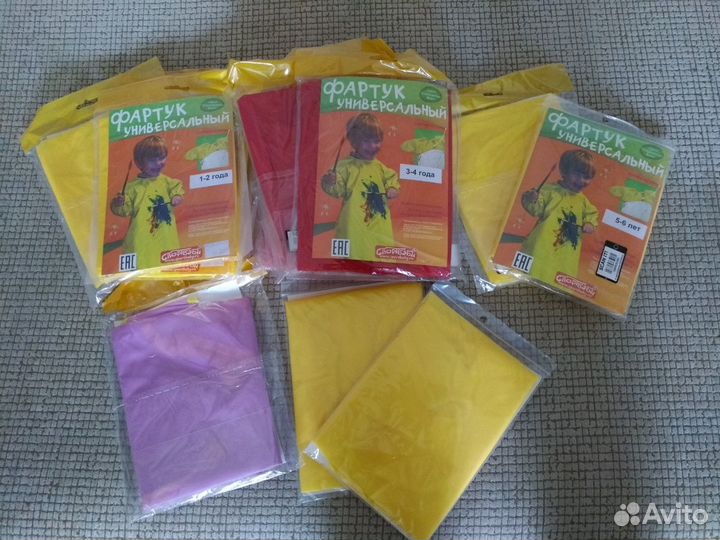 Фартуки для творчества 1-6 лет