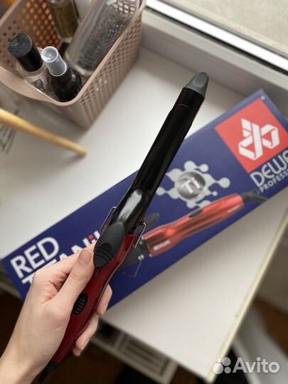 Плойка для волос Dewal Red 25мм