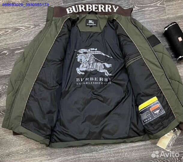 Легкая весна с мужской курткой Burberry