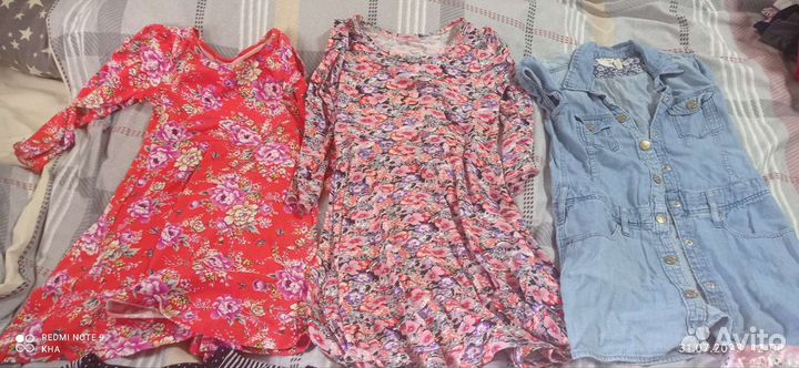 Одежда пакетом для девочки 116 122
