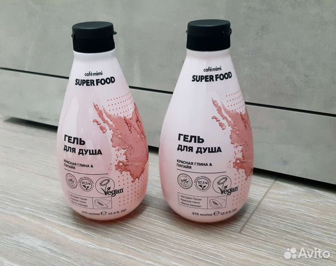 Гель для душа super food cafe mimi 370мл