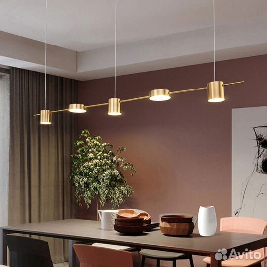 Светильник (люстра) барный (над столом) с пультом