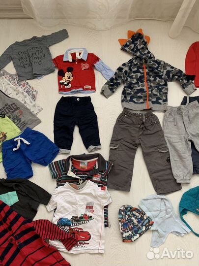 Пакет вещей на мальчика от 68 ростовки до 2х лет