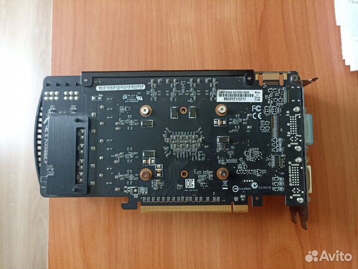 Видеокарта asus nvidia GeForce GTX 560 1гб gddr5