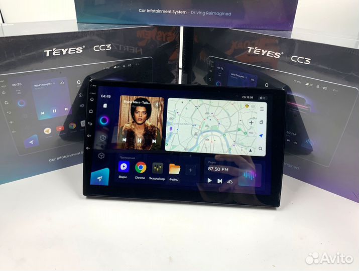 Магнитола Teyes CC3 4/64 для Kia Rio 4