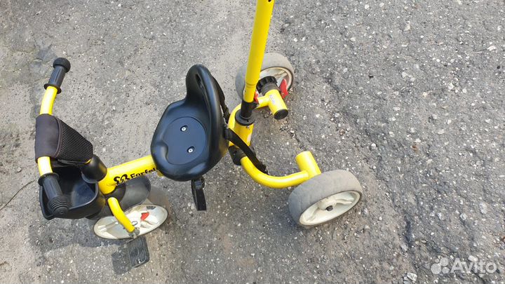 Велосипед детский трехколесный Farfello с ручкой