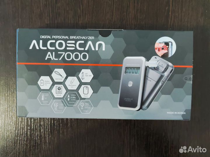 Алкотестер Alcoscan AL7000