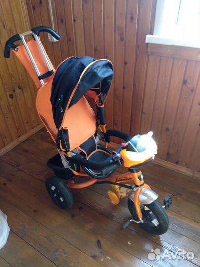 Детский велосипед бу с ручкой