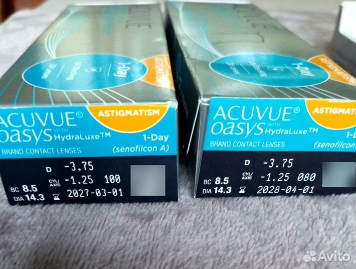 Контактные линзы acuvue oasys 1Day с астигматизмом