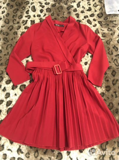 Платье женское плиссе 46 размер