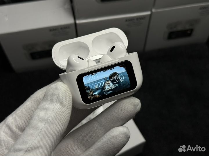 Новые наушники AirPods Pro 2 2024 с экраном