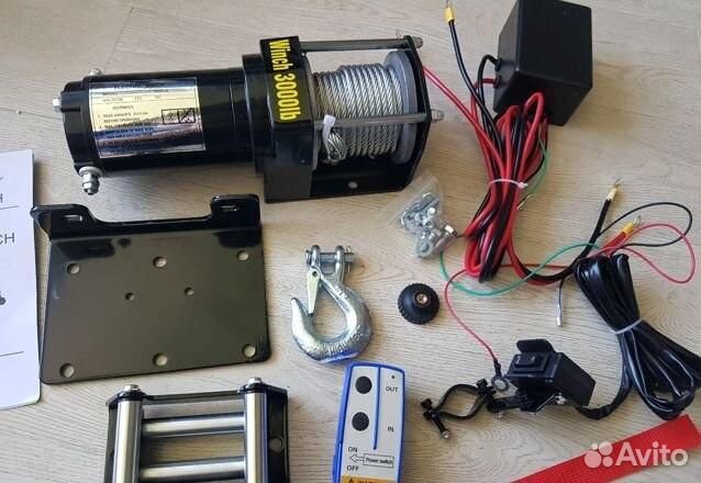 Лебедка Electric Winch 3000 lbs/1500kg 12v