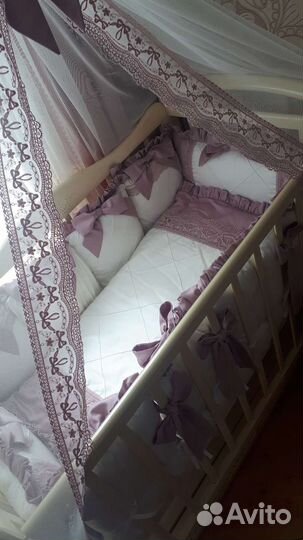 Бортики в детскую кроватку