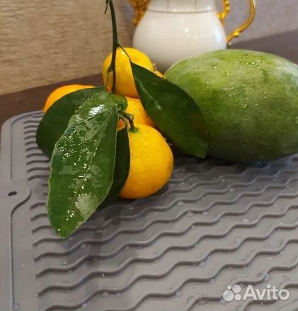 Силиконовый коврик для сушки посуды