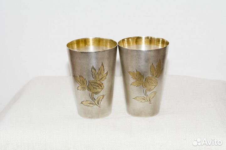 Ложки и стопки из мельхиора (СССР)