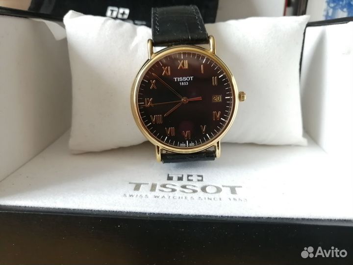 Мужские золотые часы Tissot