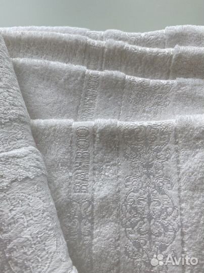 Люкс комплект 5 новых бамбуковых полотенец Турция