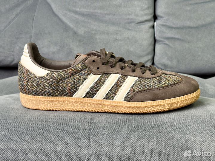 Кроссовки муские Adidas Samba Dark Brown Оригинал