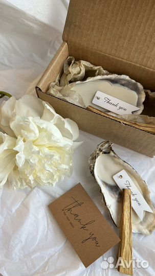 Свечи из соевого воска Устрицы