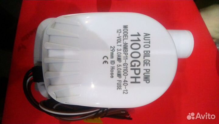 Насос 12 вольт автоматический водоотливной