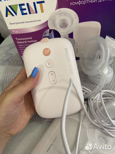 Молокоотсос avent электрический