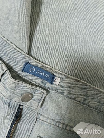 Джинсы женские 42 44 светло зелёные y2k